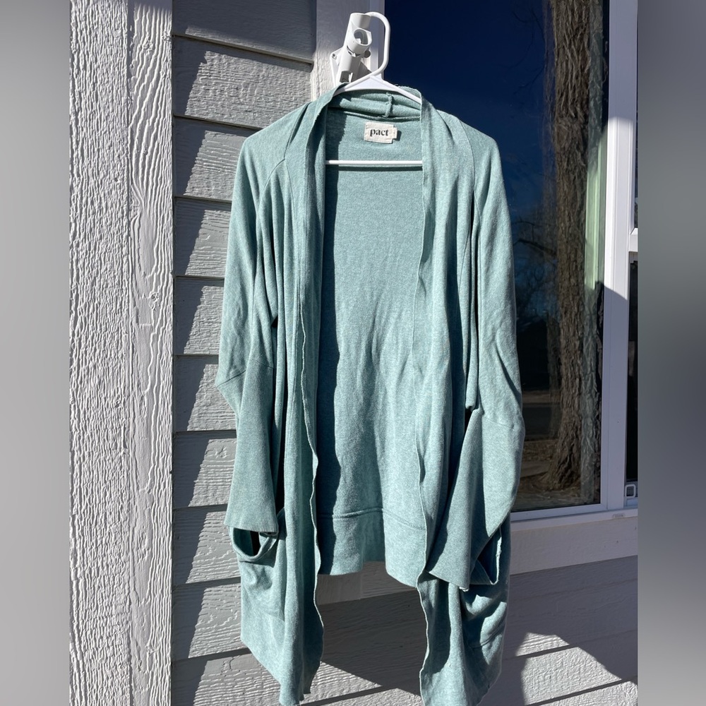 Pact Airplane Wrap Cardigan